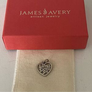 James Avery "Little Sister" Heart Charm